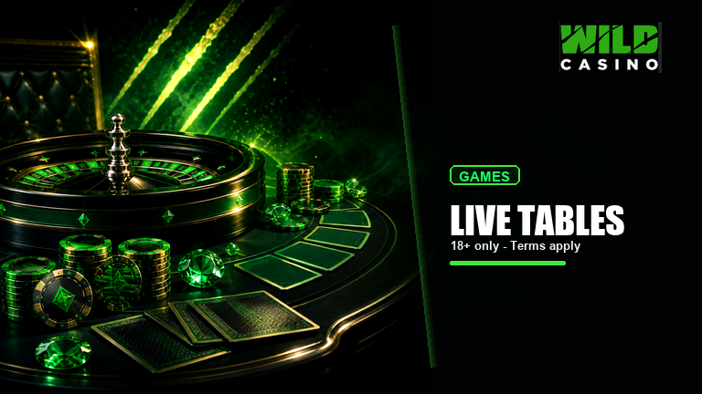 Wild Casino live table games visual